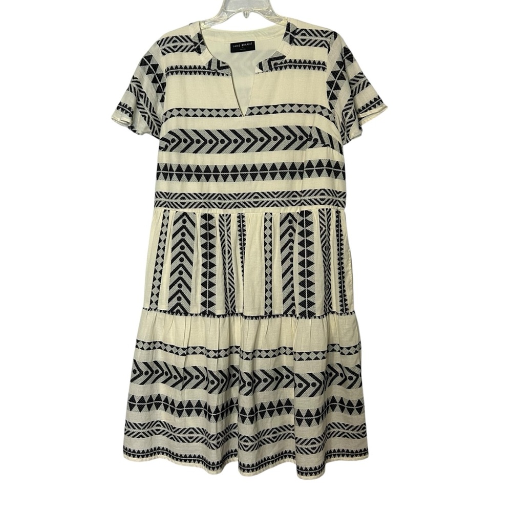 Lane Bryant Flutter Sleeve Tiered Swing Dress Size 14